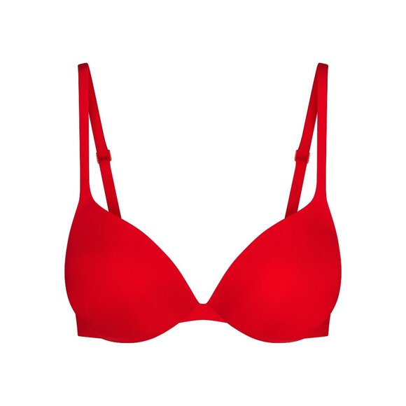 SKIMS Ultimate Teardrop Push-Up Bra Limited Edition Cayenne Red Color (NWT) - Picture 2 of 4